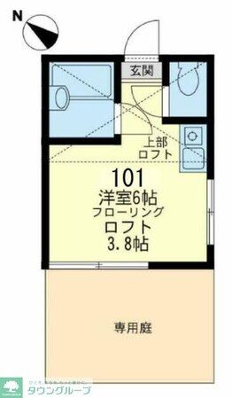 ユナイト鶴見バレンシアの丘の物件間取画像